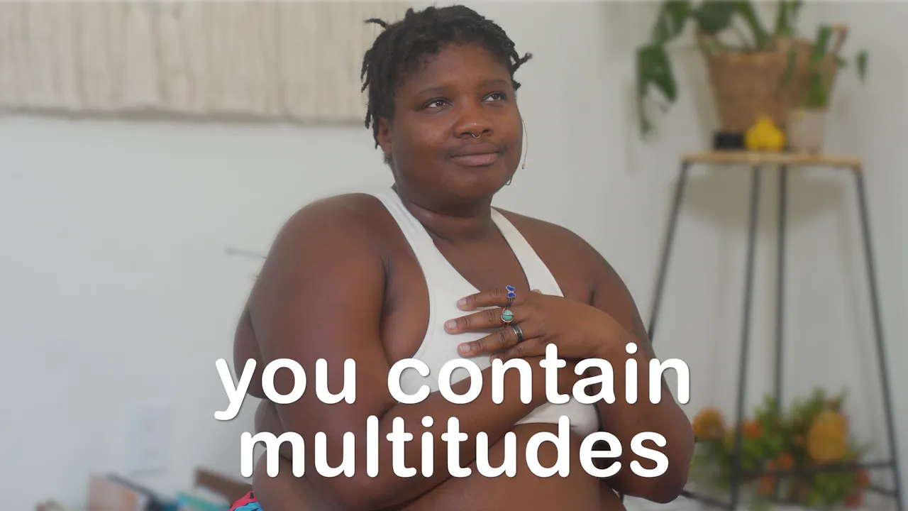 you contain multitudes | meditation - yoga for headstands - The Underbelly