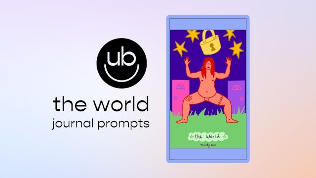 the world | journal prompts