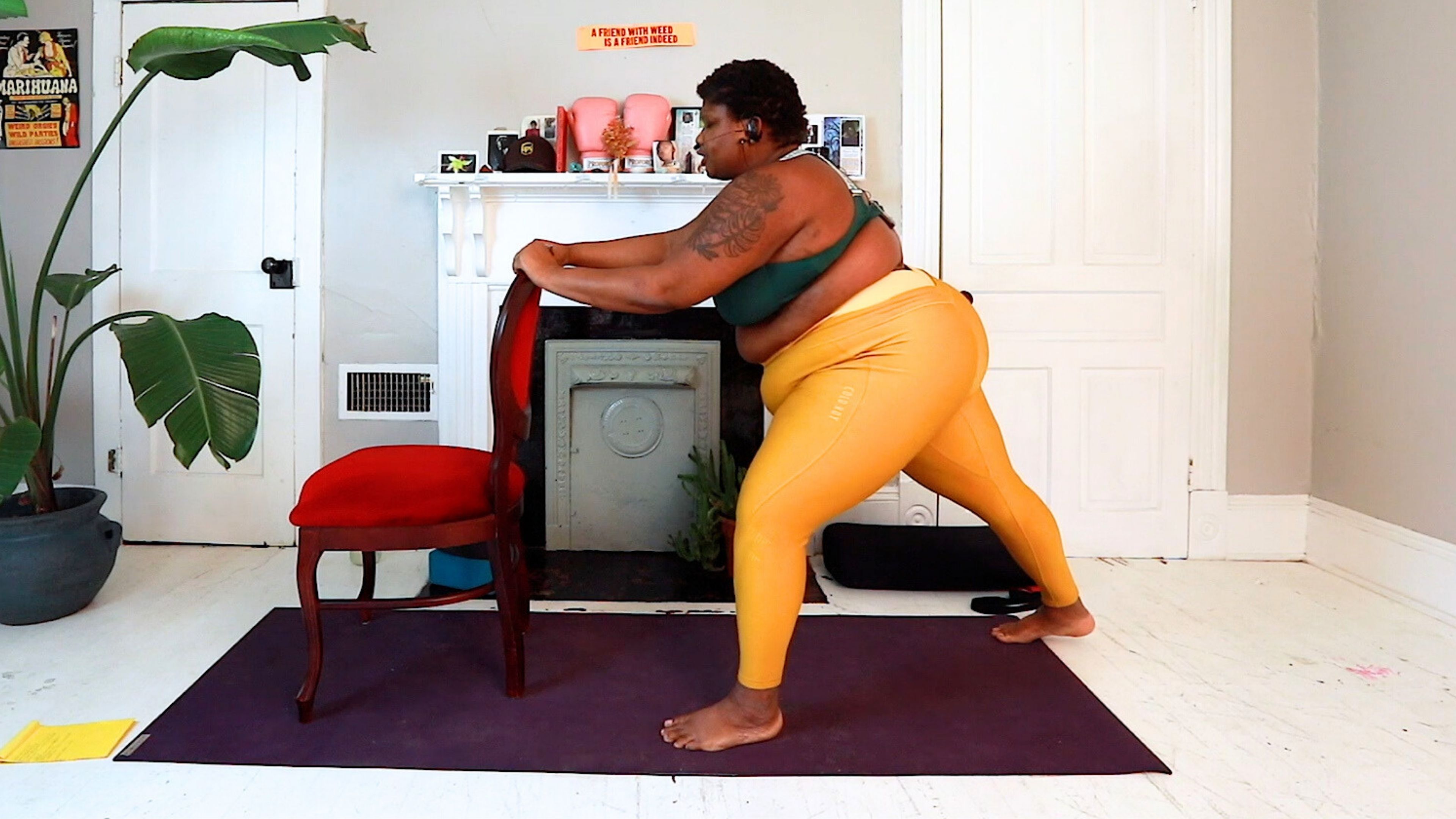 5 minute relief yoga