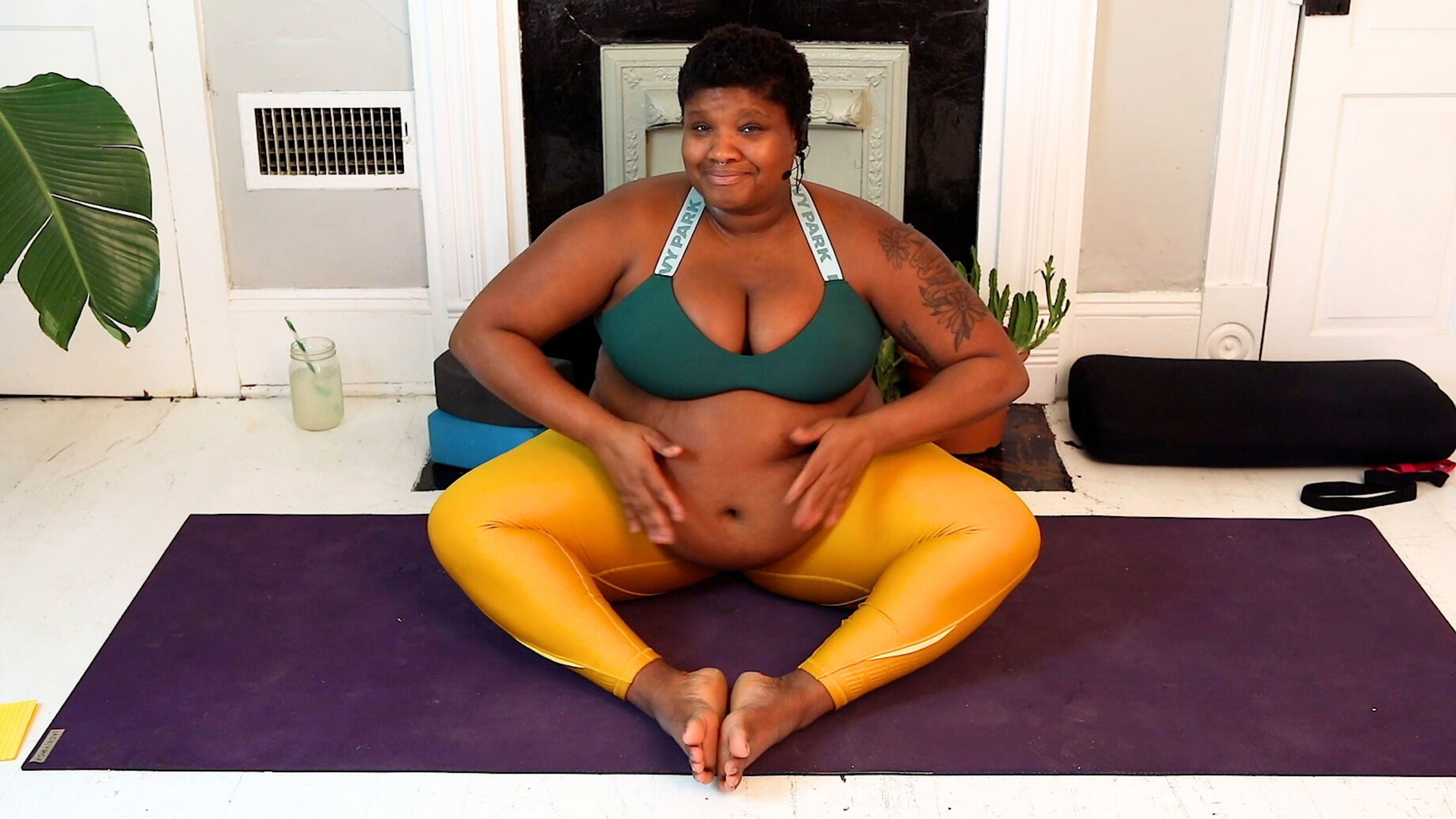 sit, breathe, stretch