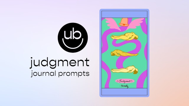 judgment | journal prompts