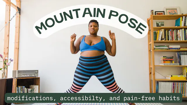 get into mountain pose