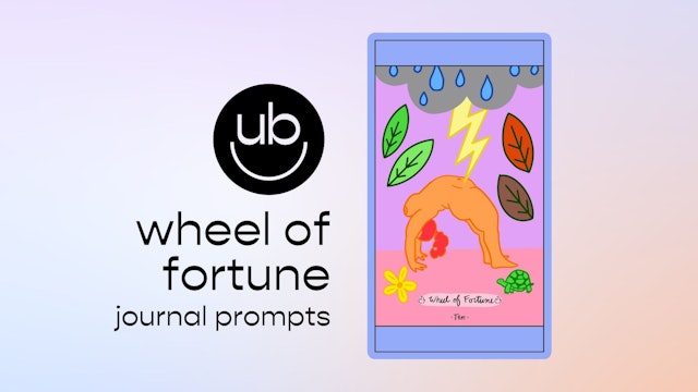 wheel of fortune | journal prompts