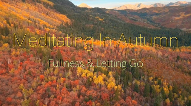 Meditating in Autumn