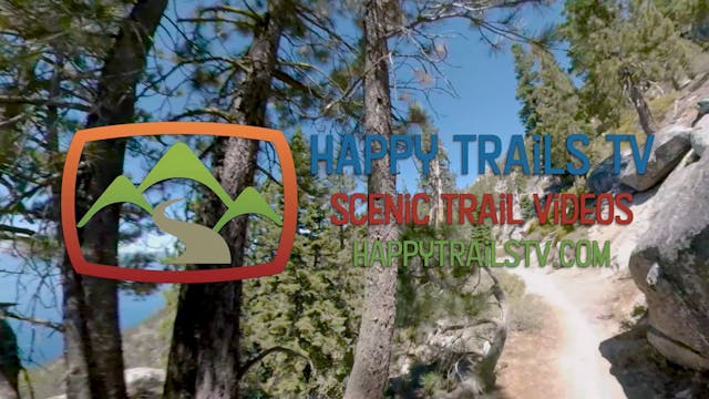 Biking the Flume Trail Above Lake Tahoe