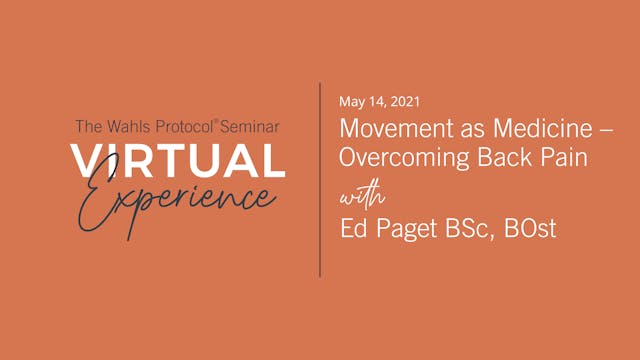 Movement as Medicine – Overcoming Back Pain