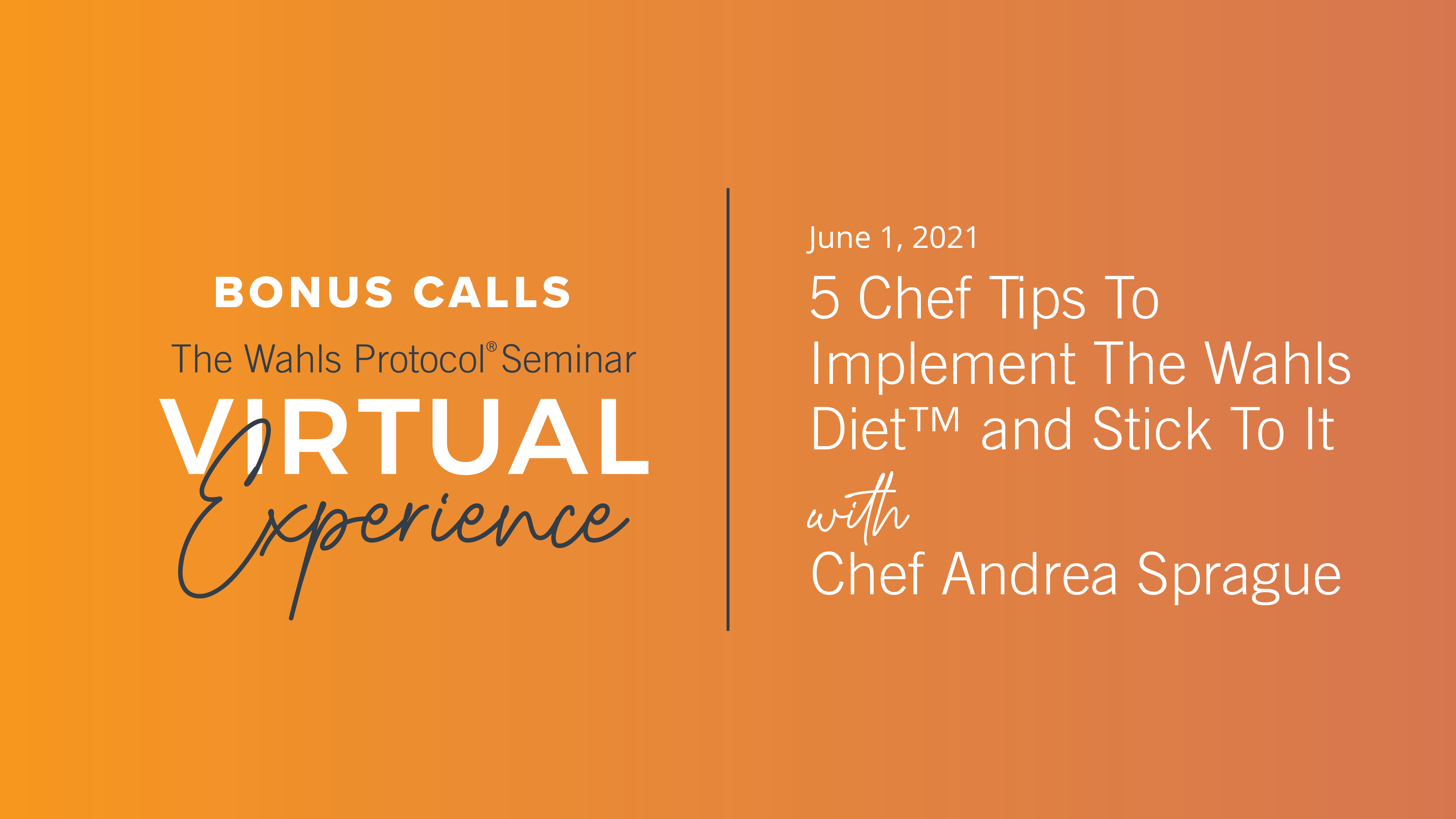 5 Chef Tips To Implement The Wahls Diet™ and Stick To It 