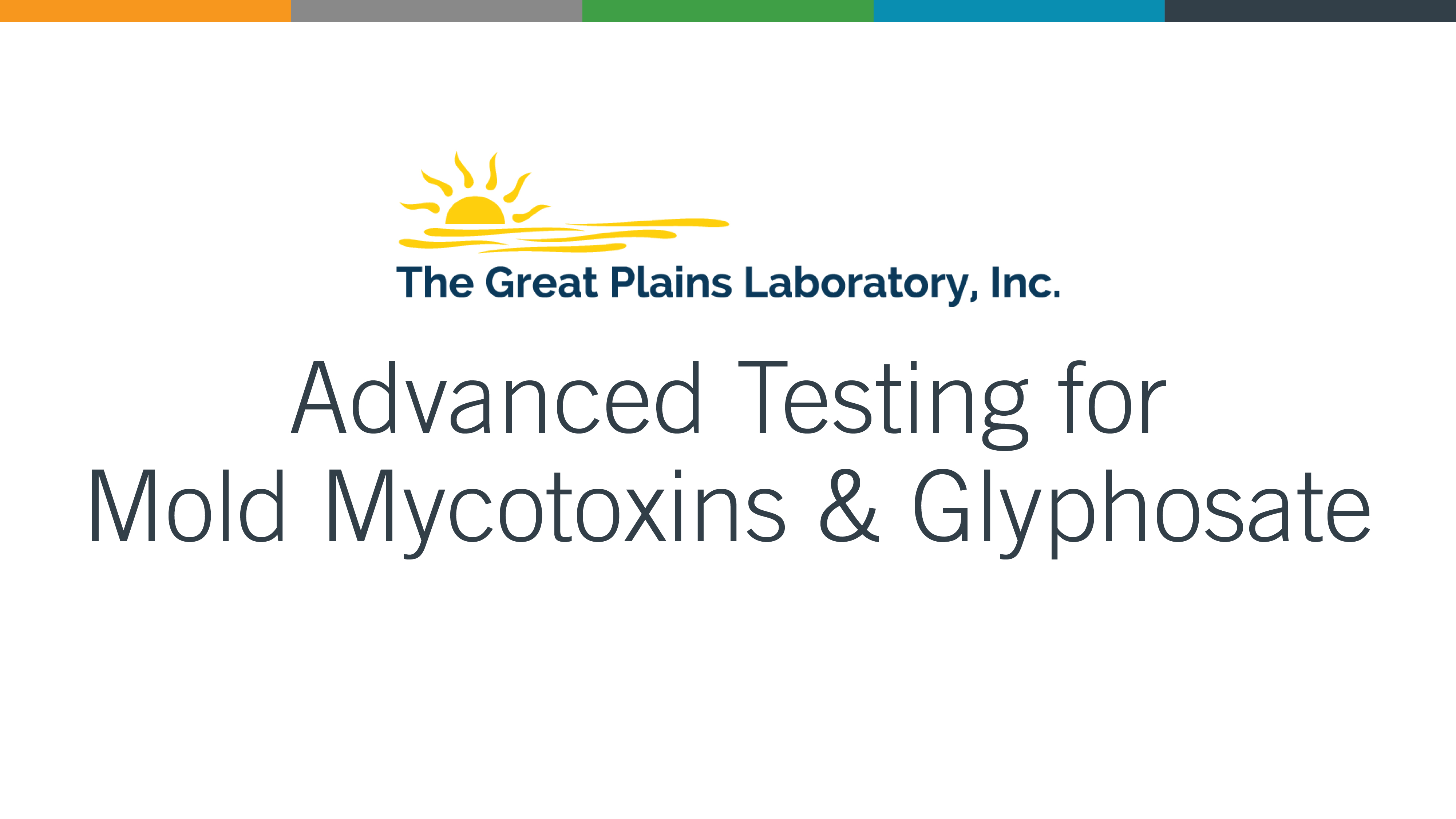 Lab Testing for Mold Mycotoxins and Glyphosate