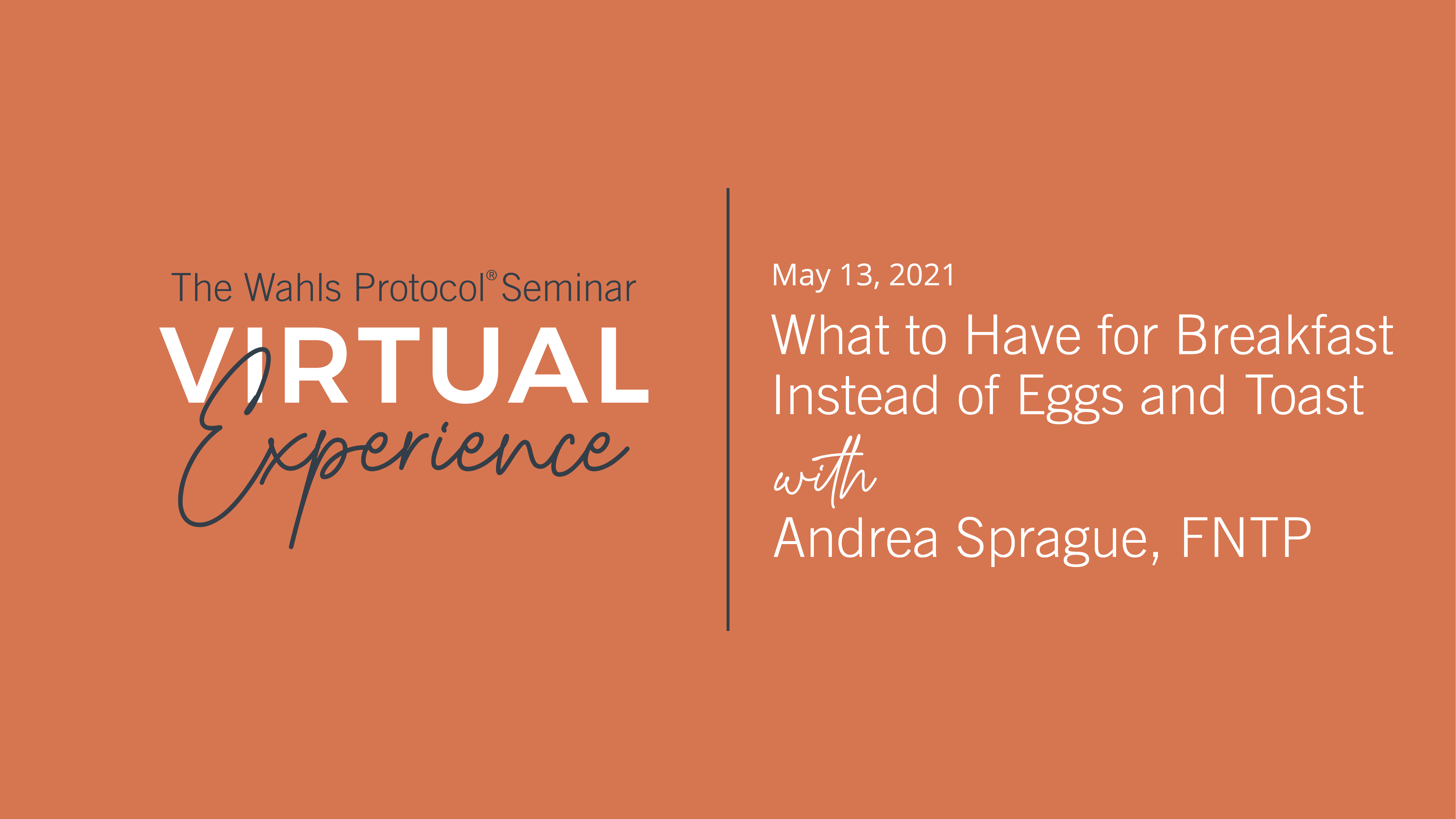 Lunch Demo: What to Have for Breakfast Instead of Eggs and Toast