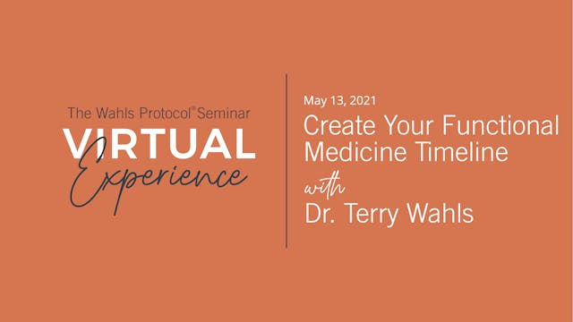 Create Your Functional Medicine Vitality and Health Behavior Timeline