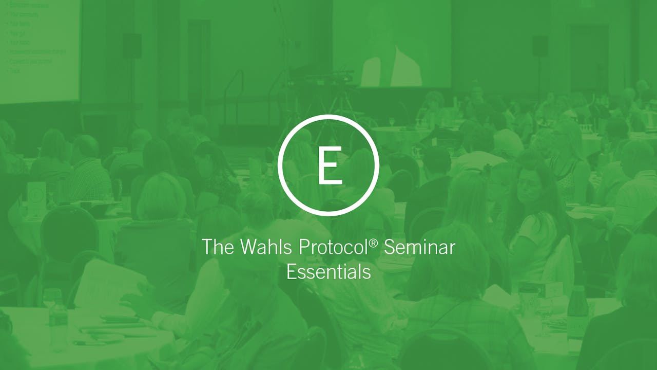The Wahls Protocol Essentials Track