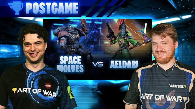 Aeldari Harlequins vs Space Wolves Po...