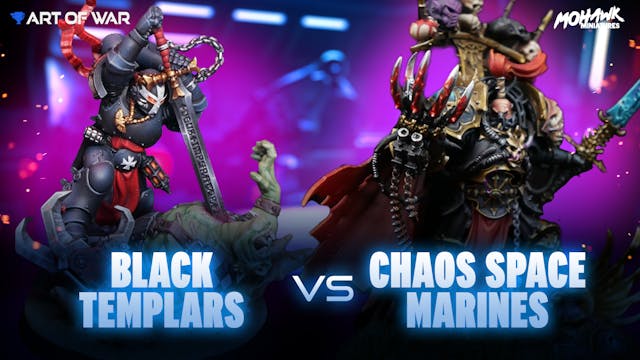 Chaos Space Marines vs Black Templars...