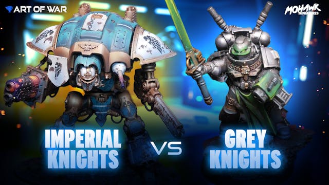 Grey Knights vs Imperial Knights Batt...