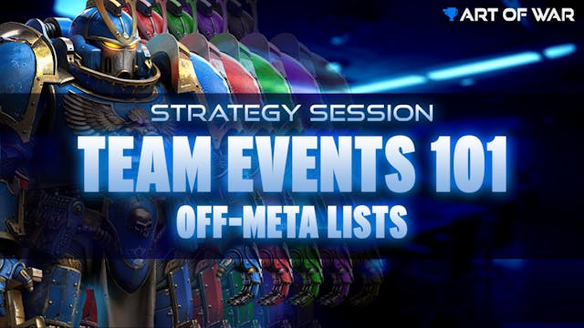 Teams Strategy Session: Off-Meta Lists