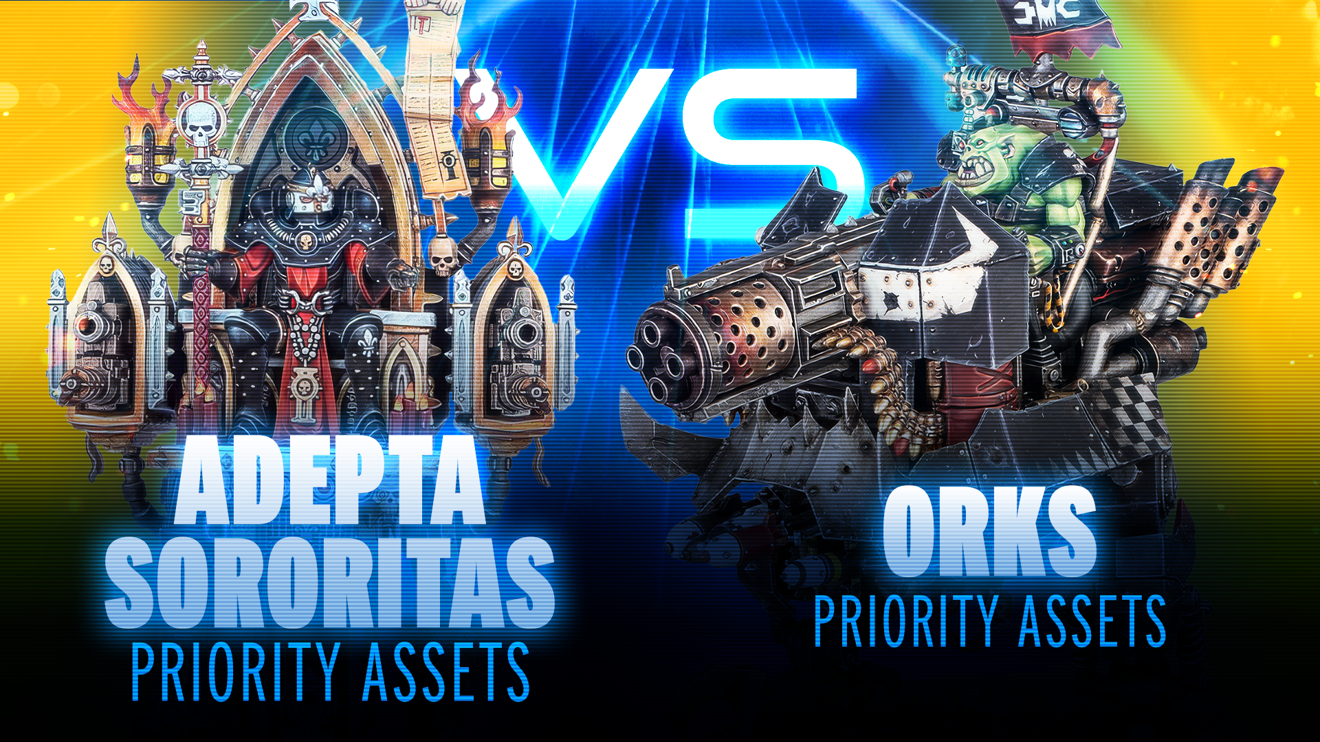 Orks vs Adepta Sororitas Warhammer 40k Battle Report