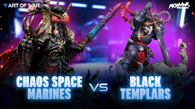 Black Templars vs Chaos Space Marines...