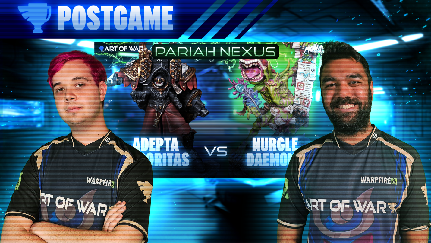 Adeptas Sororitas vs Nurgle Chaos Daemons Postgame Analysis