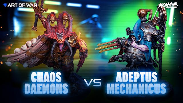 Adeptus Mechanicus vs Chaos Daemons B...