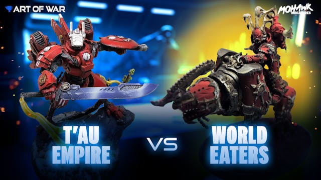 T'au Empire vs World Eaters Battle Re...