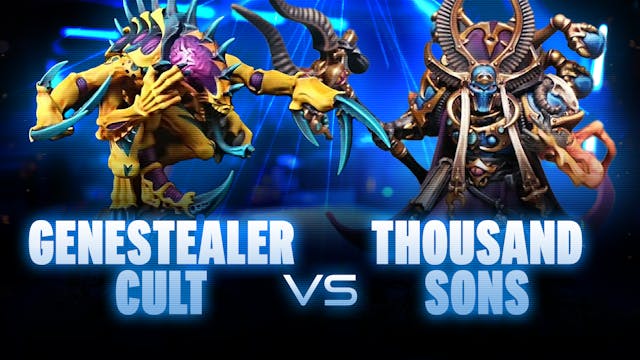 Thousand Sons vs Genestealer Cult Bat...