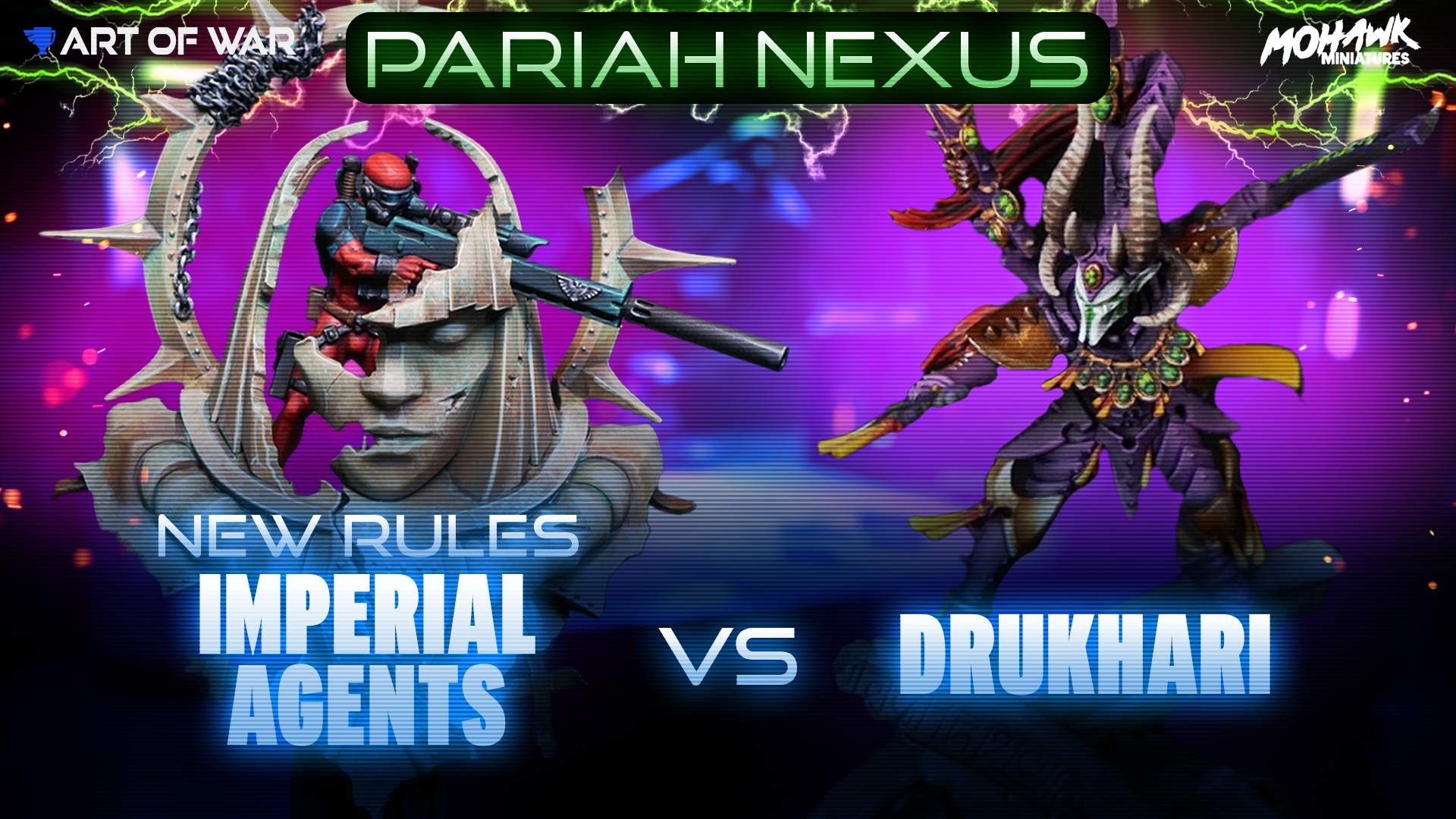 NEW Imperial Agents Codex vs Drukhari Battle Report