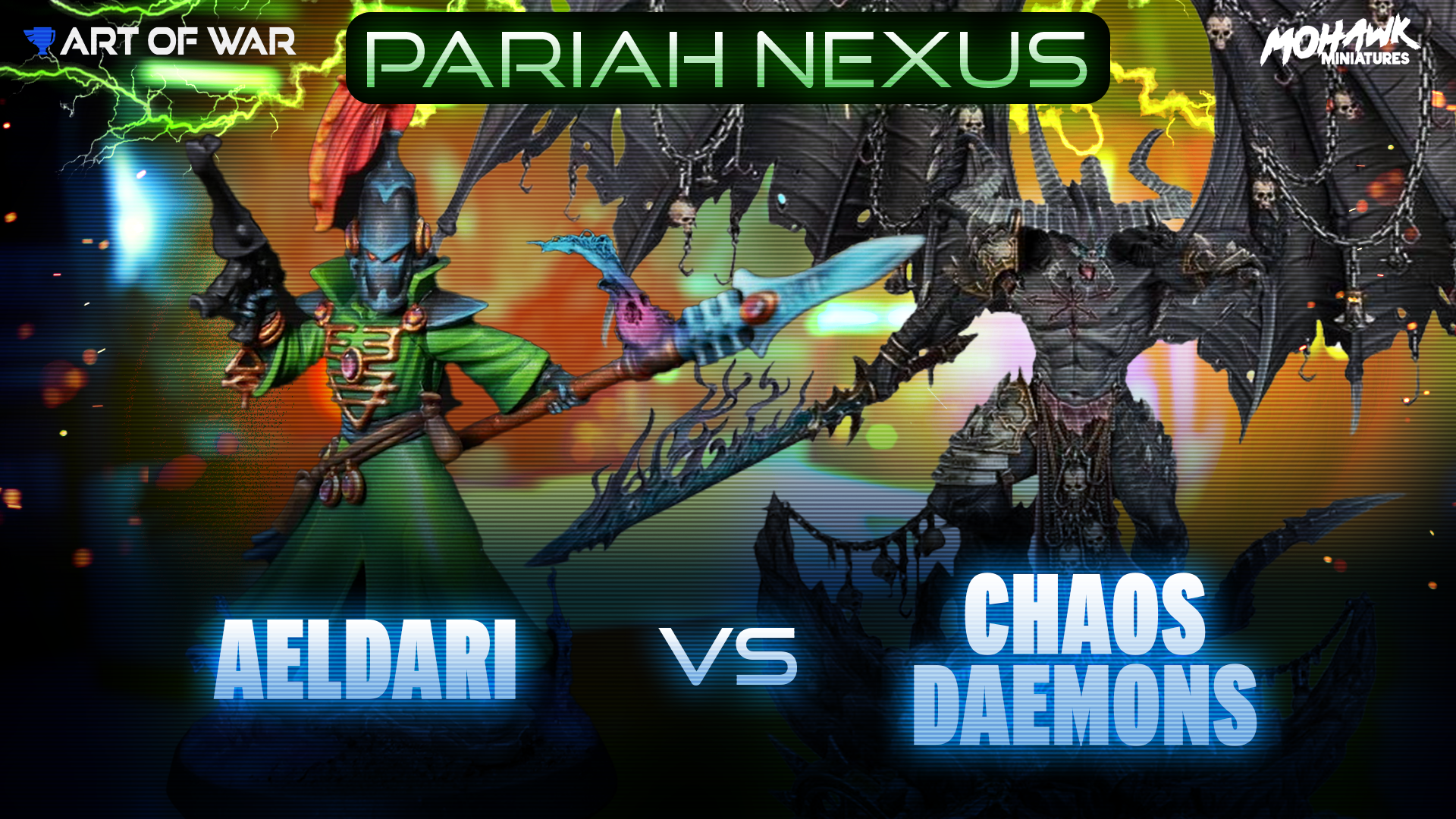 Aeldari vs Tzeentch Chaos Daemons Battle Report