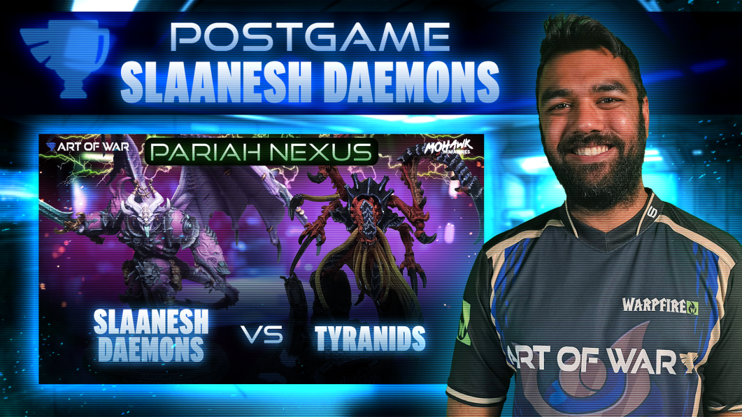 Slaanesh Chaos Daemons vs Tyranids Postgame Analysis