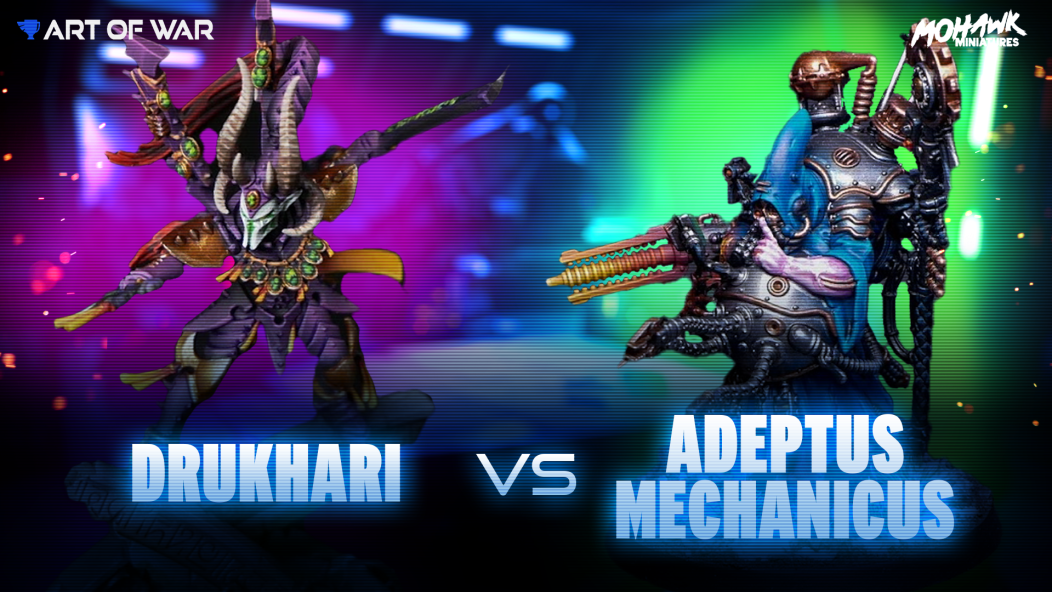 Drukhari vs Adeptus Mechanicus Coaching Match