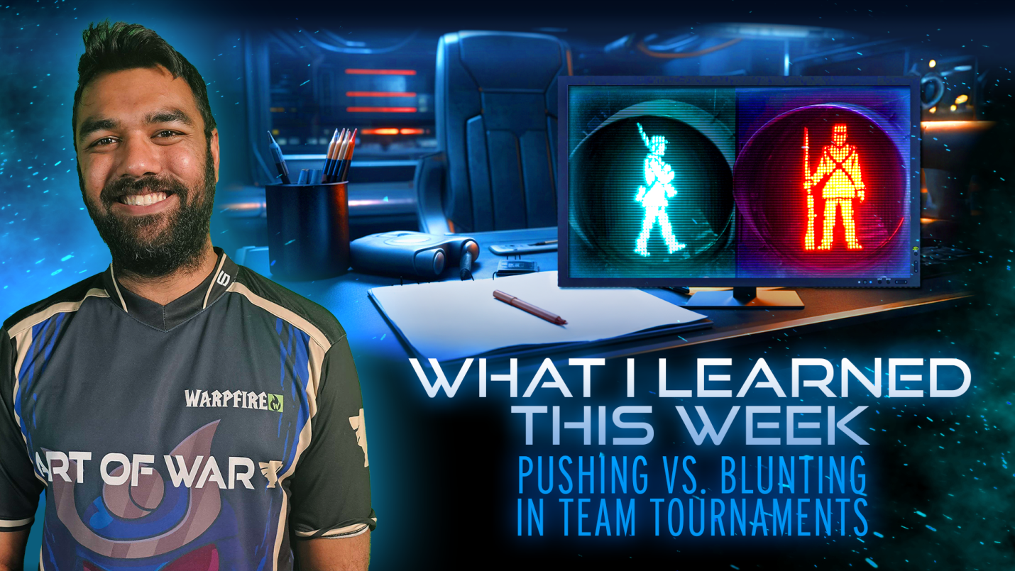 What I Learned this Week - Pushing and Blunting