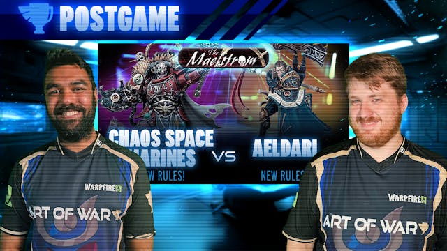 Aeldari vs Chaos Space Marines Post-G...