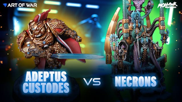 Adeptus Custodes vs Necrons Battle Re...