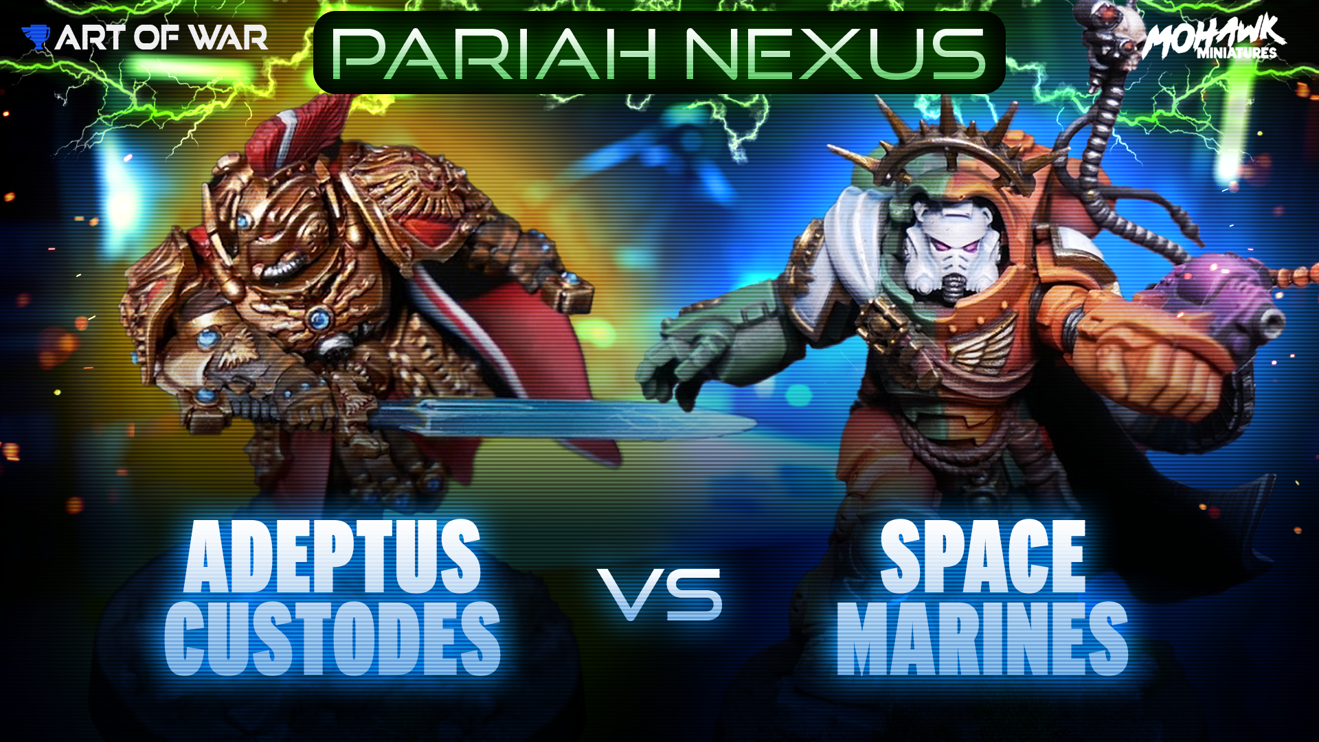 Ultramarines Space Marines vs Adeptus Custodes Battle Report