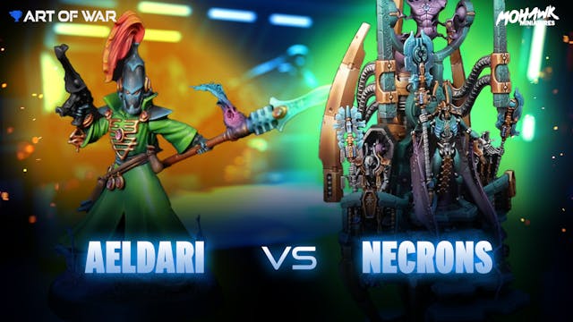 Aeldari vs Necrons Coaching Match 7-2...