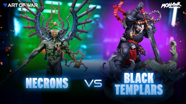 Black Templars vs Necrons Warhammer 40k Coaching Match