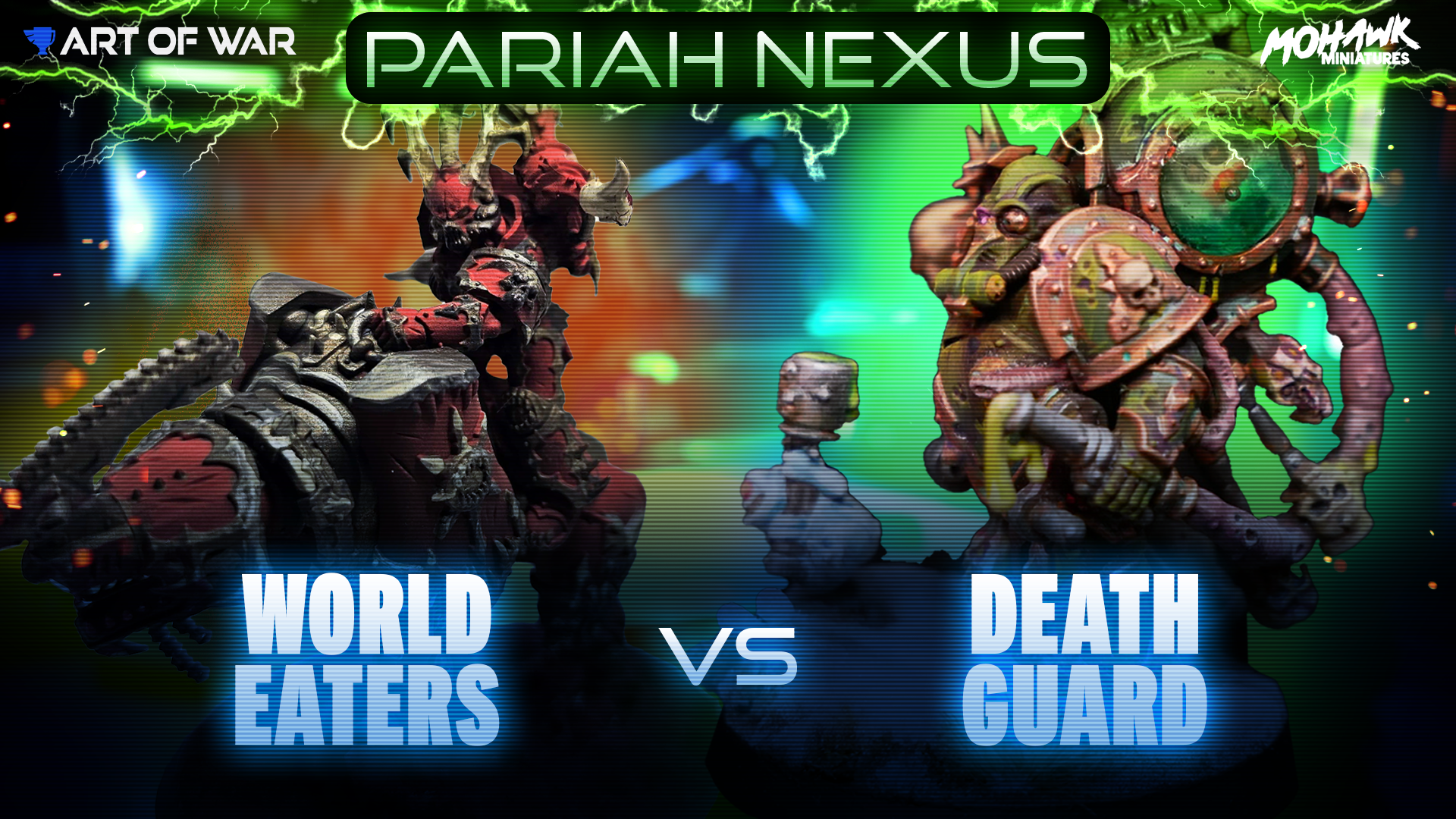 New Codex Clash! Death Guard vs World Eaters Competitive Battle Report
