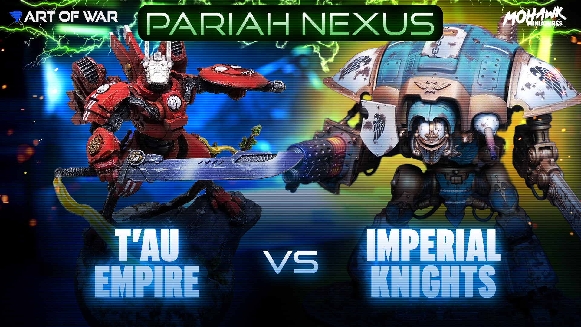 T'au Empire vs Imperial Knights Battle Report