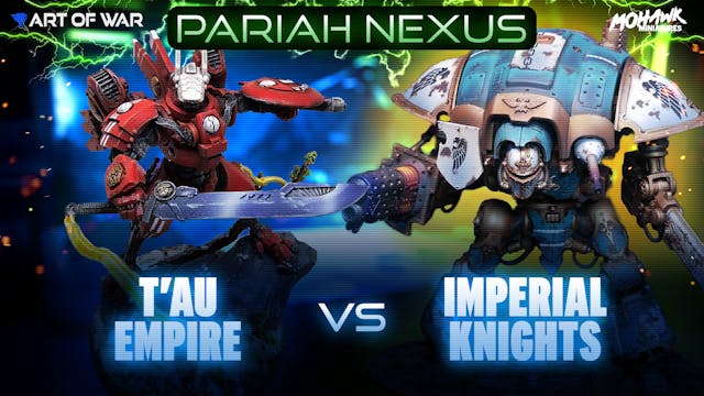 T'au Empire vs Imperial Knights Battl...