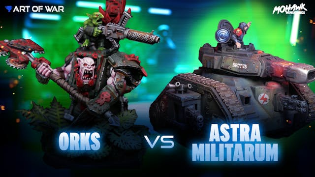 Orks vs Astra Militarum Coaching Match