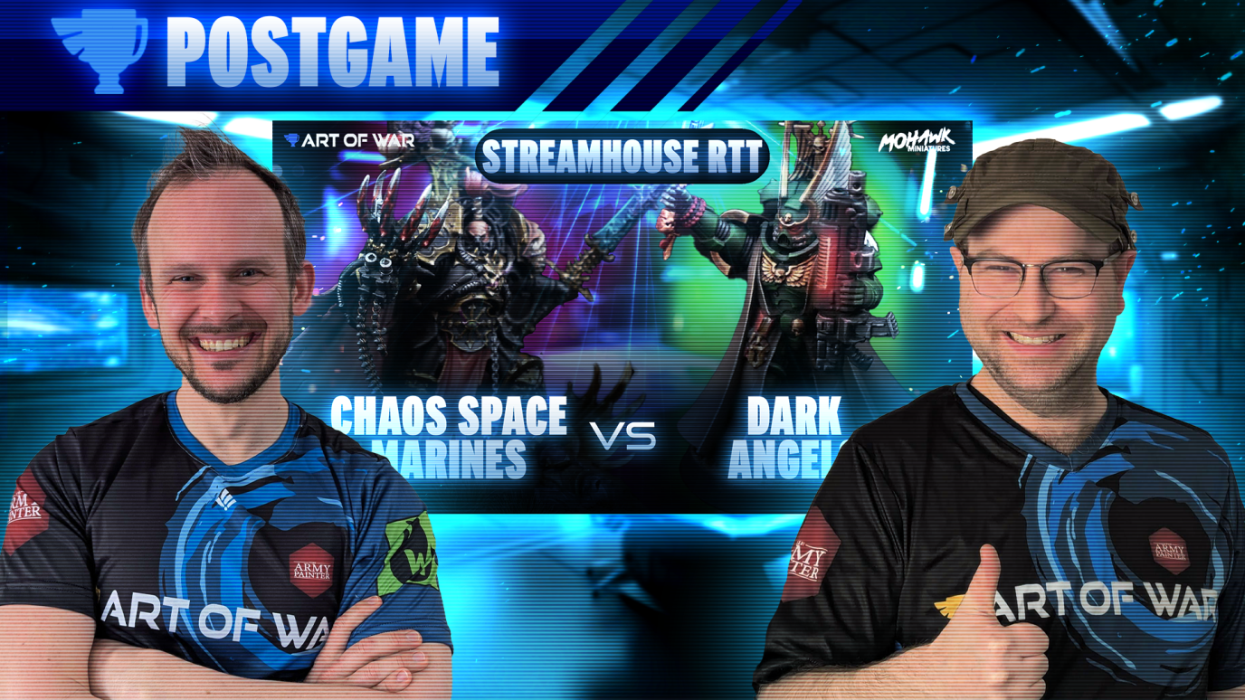 Dark Angels vs Chaos Space Marines Postgame Analysis