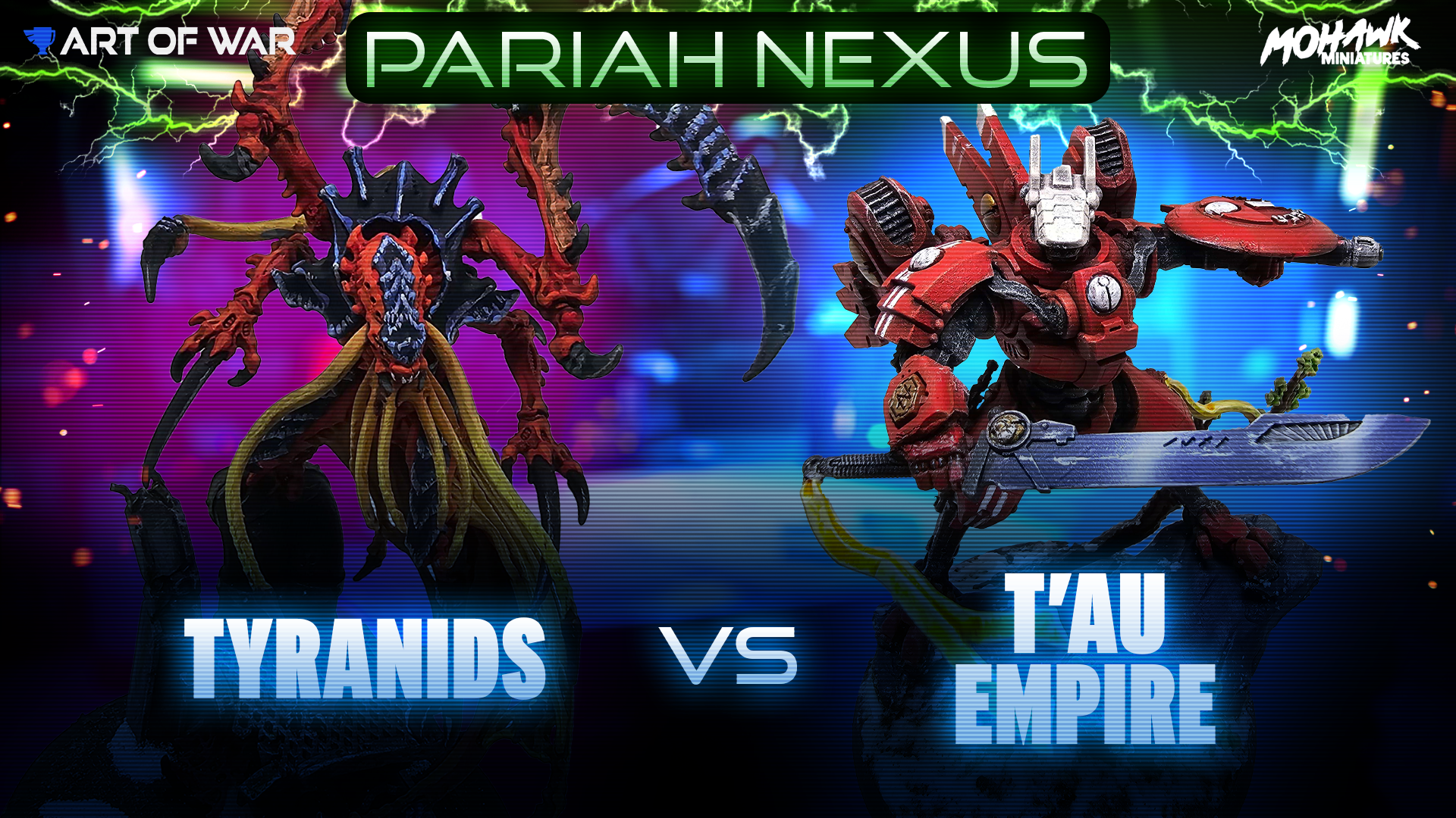 T'au Empire Auxiliary Cadre vs Tyranids Synaptic Nexus Battle Report