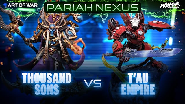 T'au Empire vs Thousand Sons Battle R...