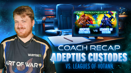Coaching Match Recap - Adeptus Custodes vs Leagues of Votann