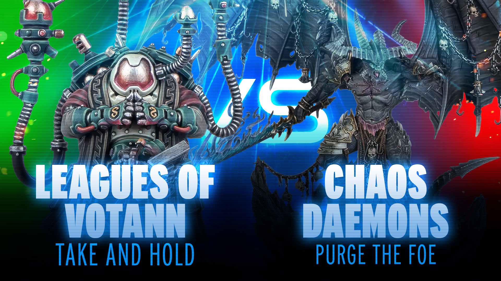 Chaos Daemons vs Leagues of Votann Battle Report
