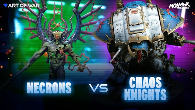 Chaos Knights vs Necrons Canoptek Cou...