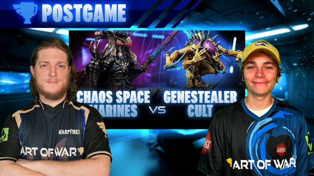 Chaos Space Marines vs Genestealer Cu...