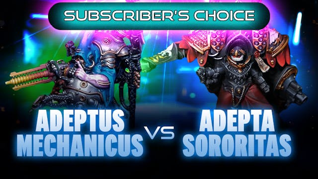 Adeptus Mechanicus vs Adepta Sororita...