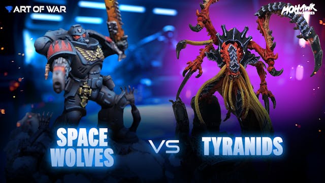 Codex Tyranids vs Space Wolves Battle...