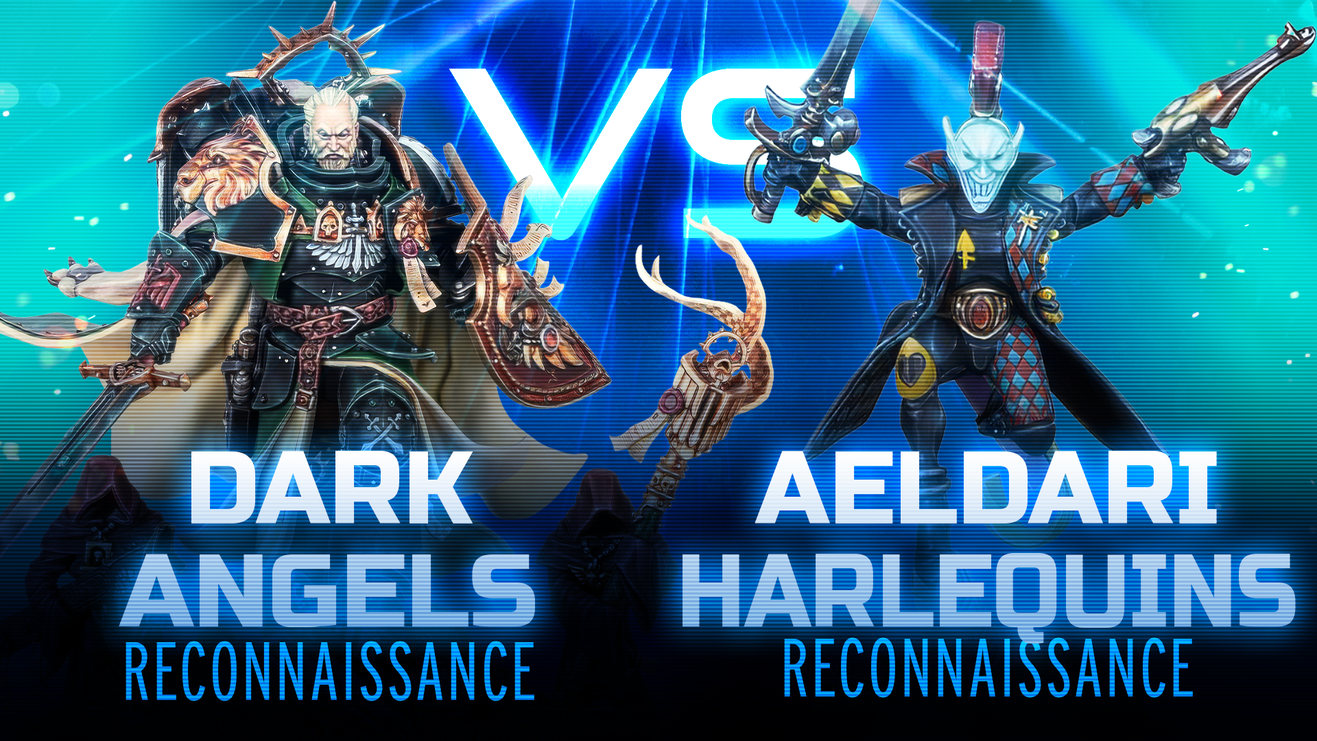 NEW Dark Angels vs Aeldari Battle Report