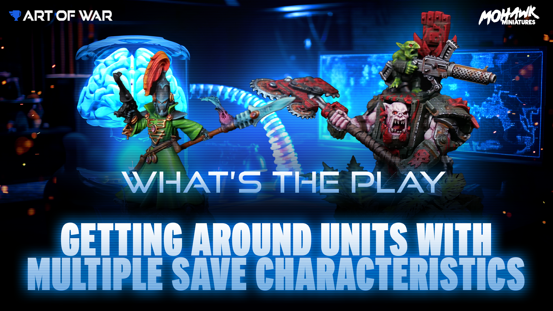 Whats the Play - Getting Around Units with Multiple Save Characteristics